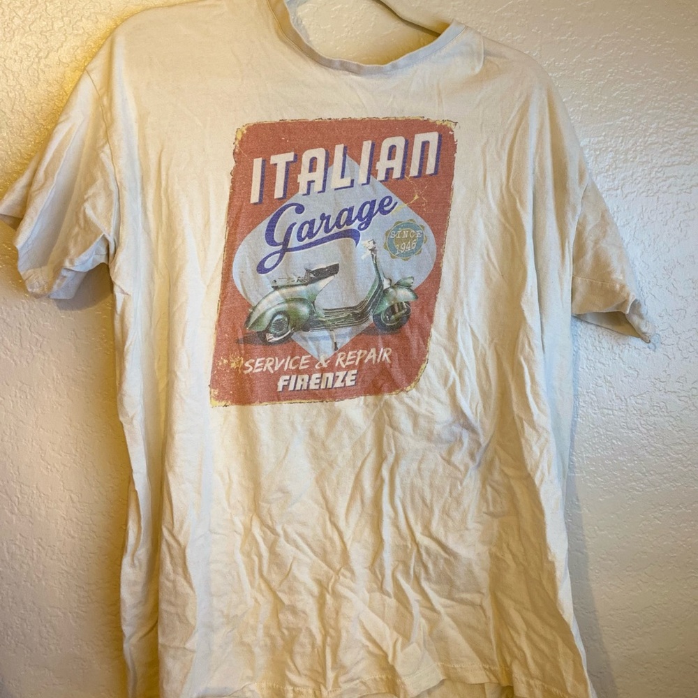 Italian garage tshirt